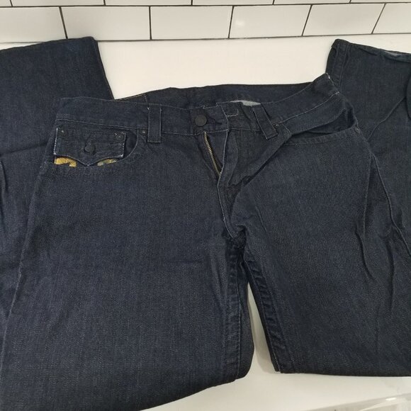MEN'S True Religion Jeans Size 34 with Golden Smile - Picture 8 of 11